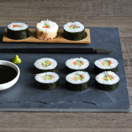 Serveerplateau leisteen, 30x30 cm