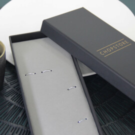 Luxe chopsticks cadeau-box (leeg), geschikt voor twee setjes chopsticks en twee chopsticks rests