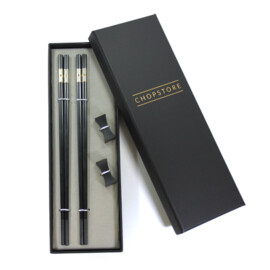 Kitami chopsticks in cadeauverpakking (2 setjes chopsticks + 2 rests)