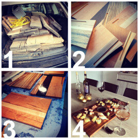 Enjo, Ambachtelijk gemaakte sushiplank voor één persoon