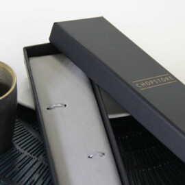 Luxe chopsticks cadeau-box (leeg), geschikt voor één setje chopsticks en één chopsticks rest