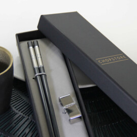 Sanuki chopsticks in cadeauverpakking (1 setje chopsticks + 1 rest)