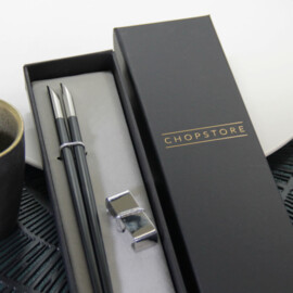 Keno chopsticks in cadeauverpakking (1 setje chopsticks + 1 rest)