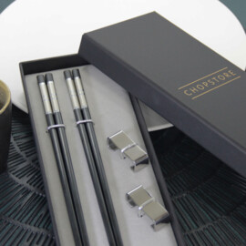 Sanuki chopsticks in cadeauverpakking (2 setjes chopsticks + 2 rests)