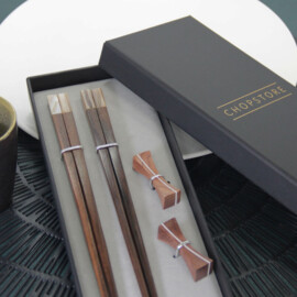 Masaki chopsticks in cadeauverpakking (2 setjes chopsticks + 2 rests)