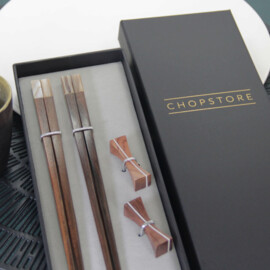 Masaki chopsticks in cadeauverpakking (2 setjes chopsticks + 2 rests)