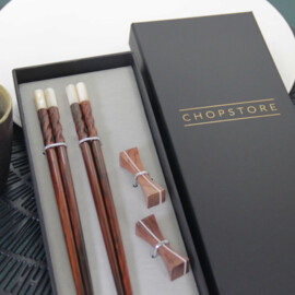 Tamashii chopsticks in cadeauverpakking (2 setjes chopsticks + 2 rests)