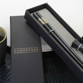 Kitami chopsticks in cadeauverpakking (1 setje chopsticks + 1 rest)