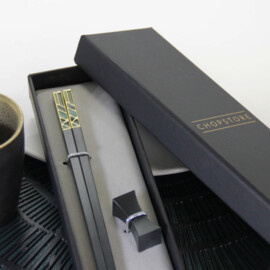 Kaito chopsticks in cadeauverpakking (1 setje chopsticks + 1 rest)